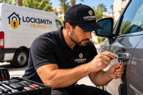 Car locksmith and vehicle key service in Valencia